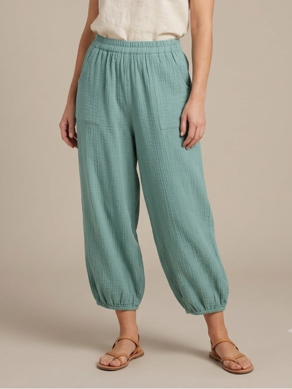 Gudrun Sjödén Olivia cotton balloon/harem pants